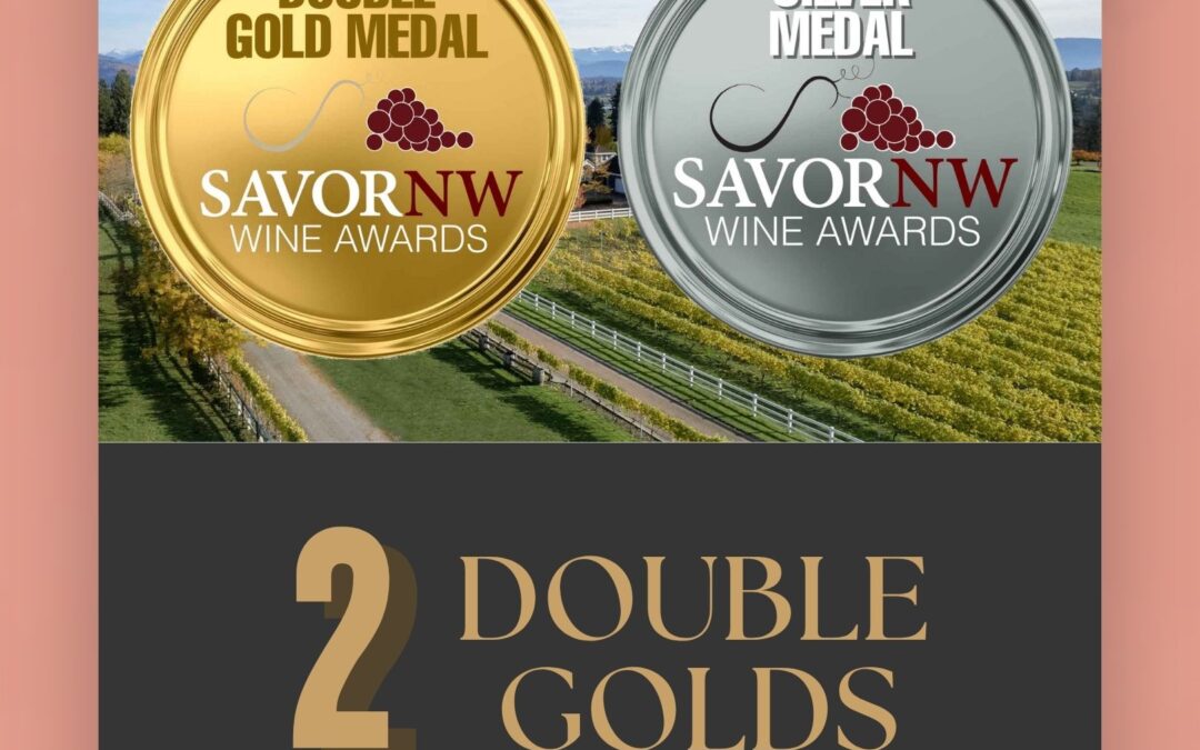 Medals awarded to Seaside Pearl in Savor North West Wine Awards
